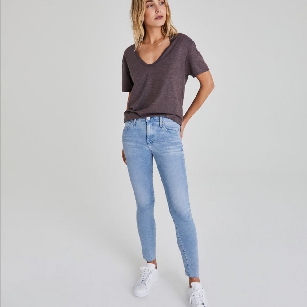 Ag Agolde Highrise Farrah Skinny Ankle